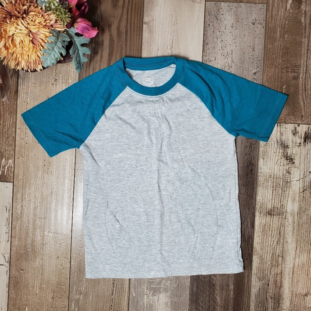 Wonder Nation Colorblock Raglan Tee Size XS 4-5 NWOT